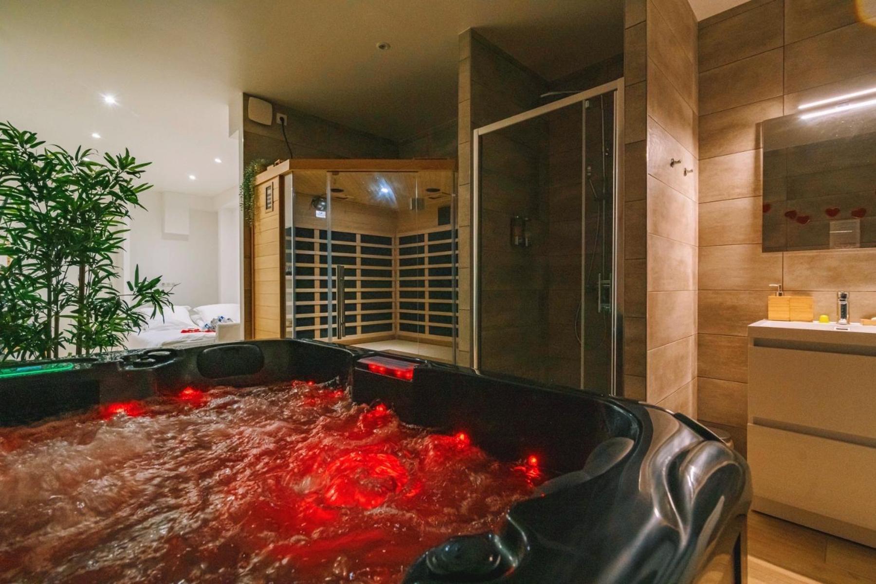 Spa Appartement O Temps Suspendu Reims Centre Sauna Et Jacuzzi Exterior photo
